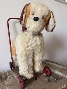 Vintage Pedigree 1940s /50's Dog Push Along Walker Toy Prop Display - Picture 1 of 9