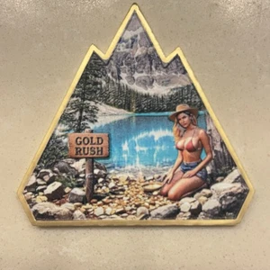 Prospectors Gold Rush 24K Gold Gilded Colorized 1 oz Copper Medal with COA - Picture 1 of 4