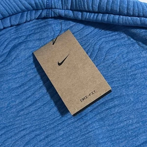 NEW Nike Tour Men's XL Photo Blue Dri-FIT Crewneck Golf Sweater Rake Lines Print - Picture 1 of 8