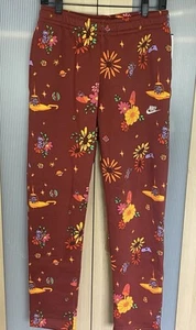 Nike Sweatpants Deep Clay Space Sz M Alien Mushroom Floral Psychedelic Casual - Picture 1 of 4