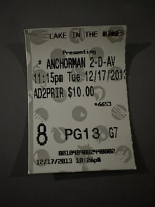 Anchorman Movie Ticket Stub - Bild 1 von 1