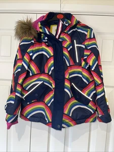 Boden Girls’ Waterproof Coat, Fleece Lined, Age 9-10 - Picture 1 of 7