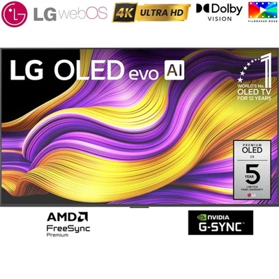 LG 55 Inch G5 Series OLED evo 4K UHD Smart webOS TV 2025 - Image 1 of 4