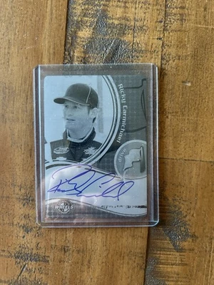 2010 Wheels Element Autograph Ricky Carmichael Black Press Plate 1/1 - Image 1 of 2