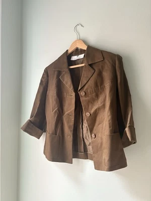 Blazer boutiques vintage Givenchy algodón cáñamo para mujer 38 EUR Foto 1 de 4