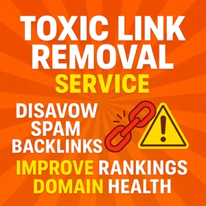 Toxic Link Removal Service Disavow Spam Backlinks Improve Rankings Domain Health - Picture 1 of 1