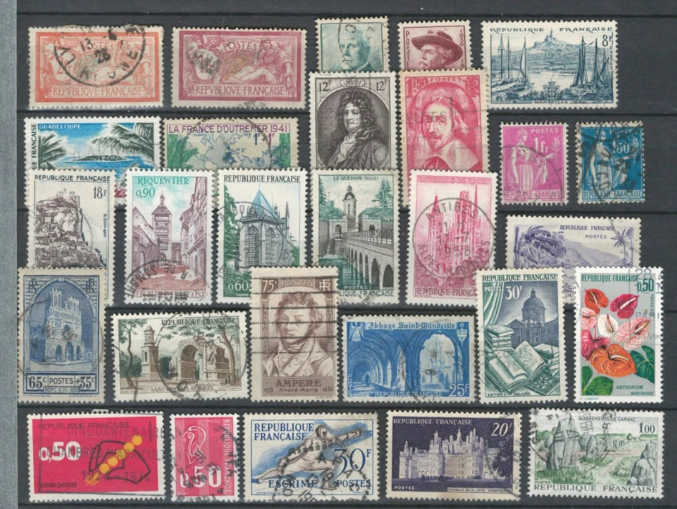 FRANCE  EUROPE SELECTION  USED CLASSIC & CASTLES STAMPS (FRA 770) - Image 1 of 1