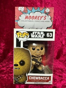 Funko Pop! Vinyl Star Wars Chewbacca #63 Vaulted - Picture 1 of 8
