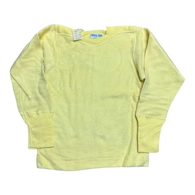 De Colección Nuevo de Lote Antiguo Perry Tejido Nitey Nite Pijama Camisa para Dormir Amarillo Pálido Vellón Sudor 4 Foto 1 de 4