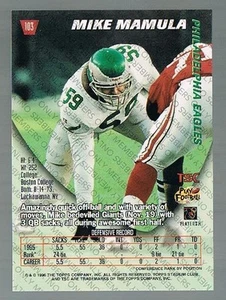 1996 Stadium Club Members Only MIKE MAMULA #103 Eagles - Picture 1 of 1