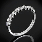 2.0Ct Round Cut Lab-Created Diamond Flower Engagement Ring 14K White Gold Plated