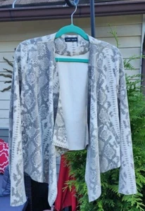 Love Token Women's Drape Front Cardigan Jacket Sweater Size Large (1-303) - Picture 1 of 9