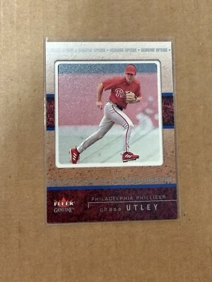 CHASE UTLEY 2003 FLEER GENUINE REFLECTION DESCENDING #188 /799 PHILLIES - Изображение 1 из 2