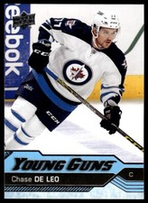 2016-17 Upper Deck Young Guns Chase De Leo Rookie Winnipeg Jets