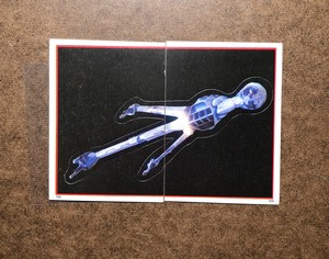 1983 Topps Star Wars Return of the Jedi Album Sticker #168 and #169 Larger ship 