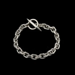 Henry Roland - Denmark. Sterling Silver Anchor Chain Bracelet. 42g. - Picture 1 of 4