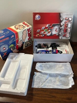 NHRA JOHN FORCE 1:24 Funny Car POPEYE Diecast GARY DENSHAM Drag Racing - Image 1 of 4