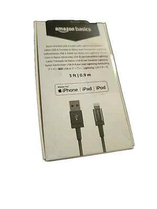Nylon Braided Usb-A To Lightning Connector 3Ft/0.9 MFi-Certified - Picture 1 of 1