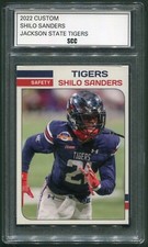 Custom 2022 Shilo Sanders Jackson State University Tigers College Football Card