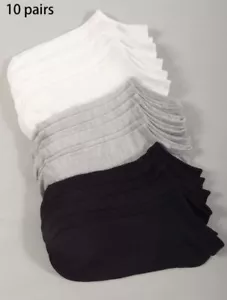 10pairs Women's Casual Simple Comfortable Short Socks For Spring And Summer - Picture 1 of 5