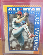 1990 Topps Joe Magrane #406 All-Star St. Louis Cardinals 1989 NL Leaders error