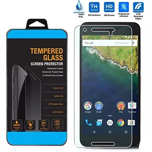 9H ULTRA CLEAR TEMPER GLASS SCREEN PROTECTOR For HUAWEI GOOGLE NEXUS 6P USA - Picture 1 of 4