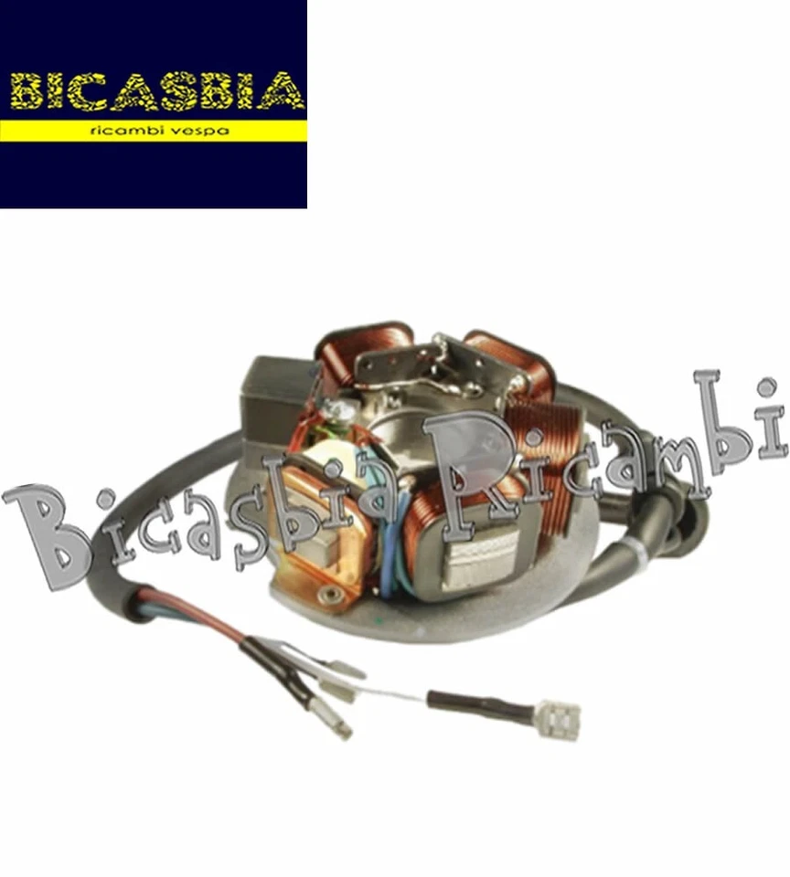 4237 - 199495 STATORE MAGNETE VOLANO A 3 FILI VESPA 50 125 PK S XL BICASBIA!!!