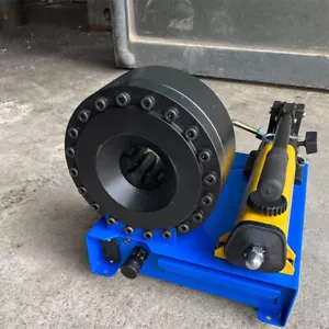 Hose Crimper High Pressure Hydraulic Crimping Machine Manual Steel Rule Bender N - Picture 1 of 6