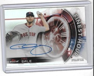 CHRIS SALE 2018 TOPPS FINEST FINEST HOUR AUTOGRAPH AUTO  -RED SOX!!