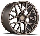 One 20X10.5 Aodhan Aff9 5X112 +35 Flow Forged Matte Bronze Wheel