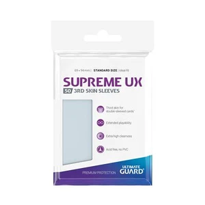 Mangas de piel Ultimate Guard Supreme UX 3rd talla estándar transparente 50 protectores - Imagen 1 de 4
