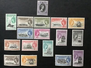 Falkland Islands Dependencies 1953 Cironation, 1954 pictorials to 2/6, 1956 set - Picture 1 of 6