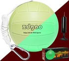 Glow in The Dark Replacement Tether Ball with Carabiner Ball Pump with N...