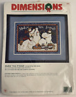 Dimensions Makin' New Friends Counted Cross Stitch Kit Unopened  14Ct Aida