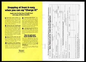 1978 Shopping Sears Is Easy When You Say CHARGE IT Sears Credit Card Print Ad - Picture 1 of 3