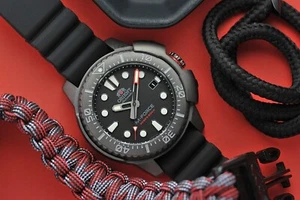 Orient M Force ISO Air Diver Automatic Watch Black Dial AC0L03B Made in Japan - Picture 1 of 4