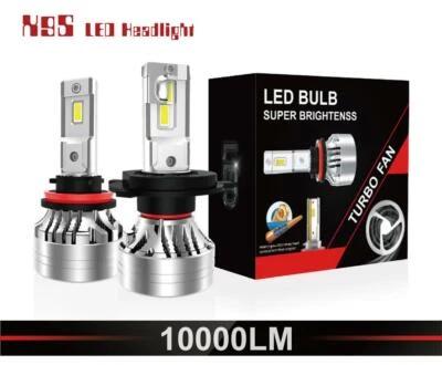X9S 10000LM 55W High Lumen 6500K Canbus LED Car Headlight Bulbs - Select Bulbs - Image 1 of 4