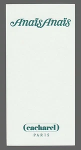 Werbekarte - Advertising Card - Anaïs Anaïs Cacharel - Bild 1 von 1