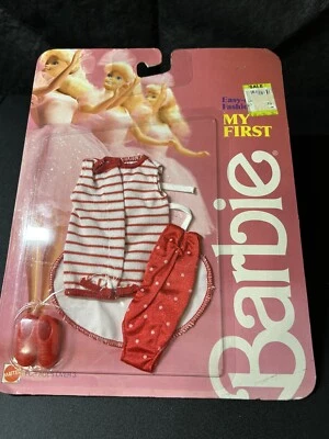 De colección 1987 Mattel My First Barbie Conjunto Moda con Zapatos. Rojo 2 piezas. E Foto 1 de 2