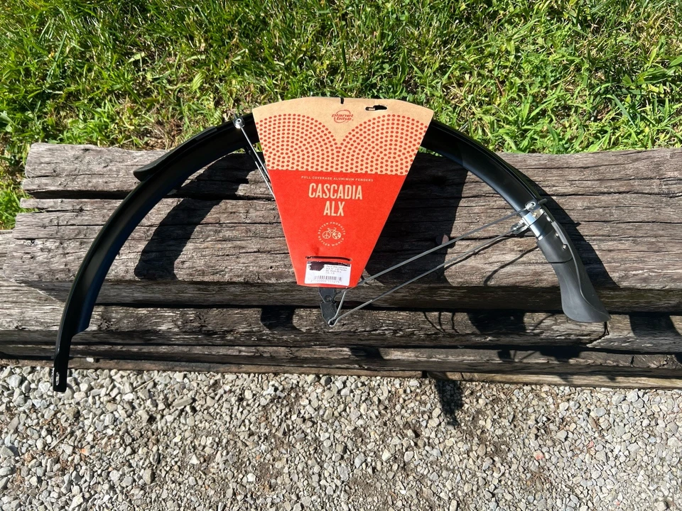 Guardabarros Planet Bike CASCADIA ALX Negro Aluminio Cobertura Completa 26" MTB 26 x 1.9 Foto 1 de 4