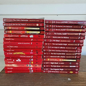 Silhouette Desire Romance Paperback Books Lot of 32 Various Authors 1998-2001 - Picture 1 of 11