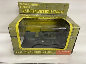 New Millennium 907 1:48 Scale Classic Armor US 1/4 Ton Amphibian Vehicle Diecast - Picture 1 of 1