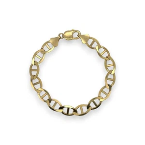 Mariner Link Bracelet - 10K Yellow Gold Solid - Picture 1 of 7