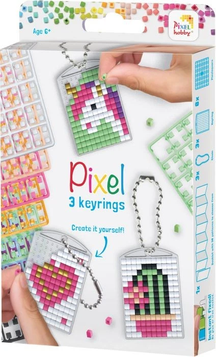 PRACHT Pixel Medaillon Set Mädchen (8718468120131) (P20131)