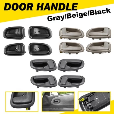 Manija interior de la puerta derecha izquierda para Geo Prizm/Toyota Corolla 1993-97 gris Foto 1 de 4