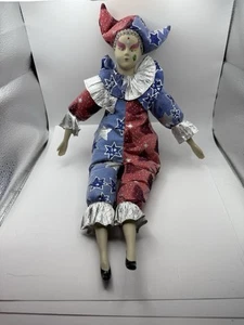 Sugar Loaf Classiques Doll Mardi Gras Jester Doll - Picture 1 of 8