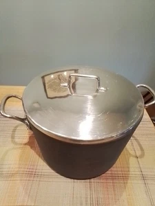 NUEVO EN CAJA NOS Magnalite Heavy Duty 12 Qt Stock Olla Con Tapa Hecha en EE. UU. SIN ESTANTE PARA CARNE - Imagen 1 de 23