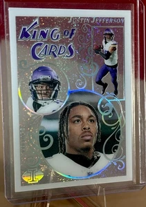 2023 Panini Illusions - King of Cards Justin Jefferson #10 Stardust SSP - Picture 1 of 1