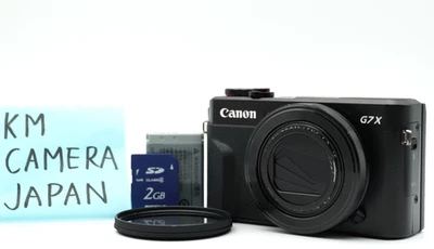 [US TAX INCL] Canon PowerShot G7 X Mark II Compact Digital Camera black #008 - Image 1 of 4