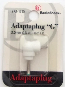 Radio Shack #273-1710 Adaptaplug “G” 3.0mm O.D. x 1.1mm I.D. NEW - Picture 1 of 1